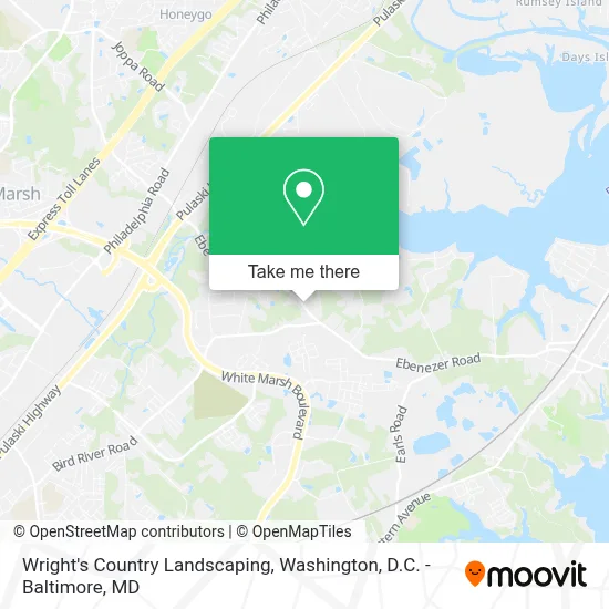 Wright's Country Landscaping map