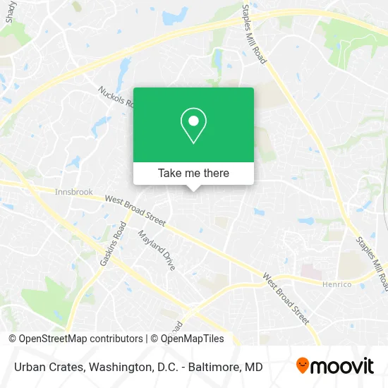 Urban Crates map