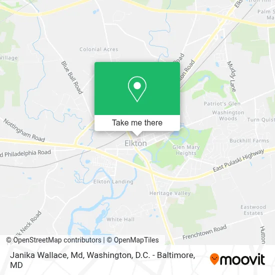 Janika Wallace, Md map