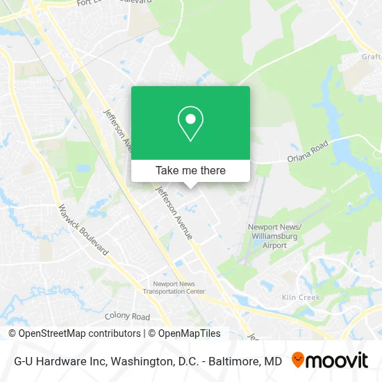 G-U Hardware Inc map