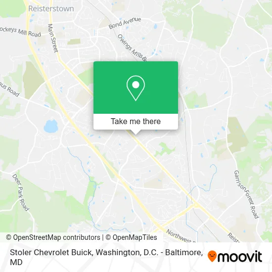 Stoler Chevrolet Buick map