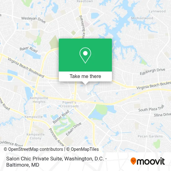 Salon Chic Private Suite map