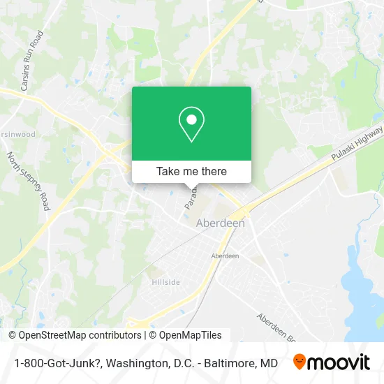 1-800-Got-Junk? map