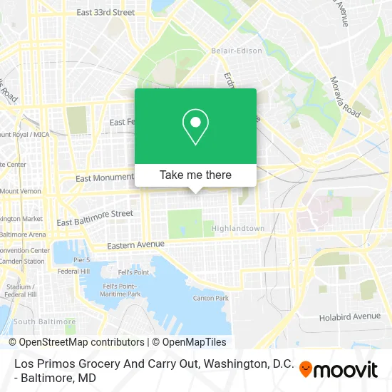 Los Primos Grocery And Carry Out map