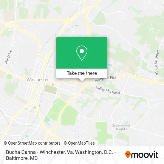 Bucha Canna - Winchester, Va map