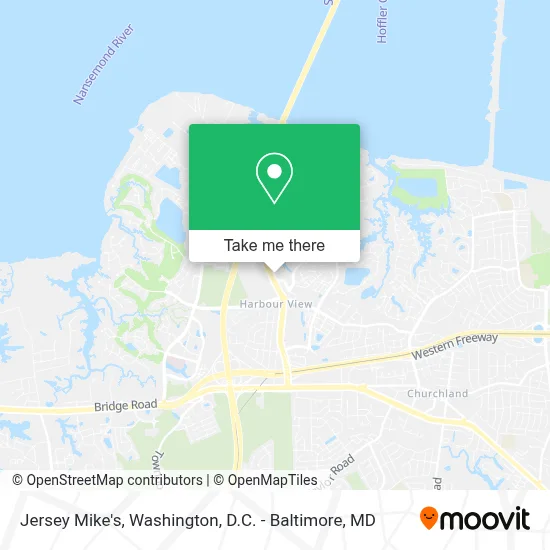 Jersey Mike's map