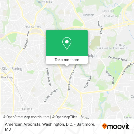 American Arborists map