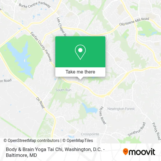 Body & Brain Yoga Tai Chi map