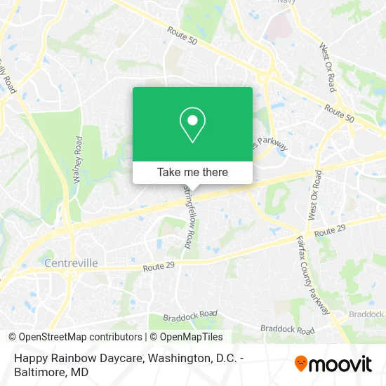 Happy Rainbow Daycare map