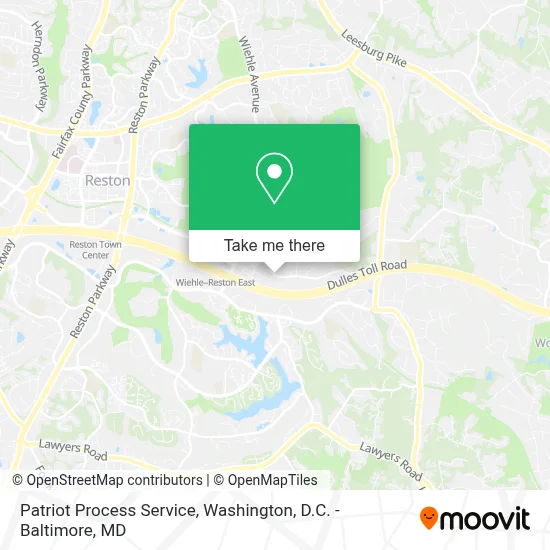 Patriot Process Service map
