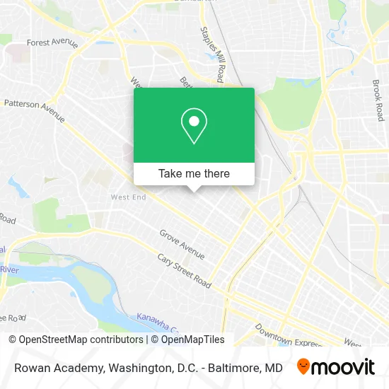 Rowan Academy map