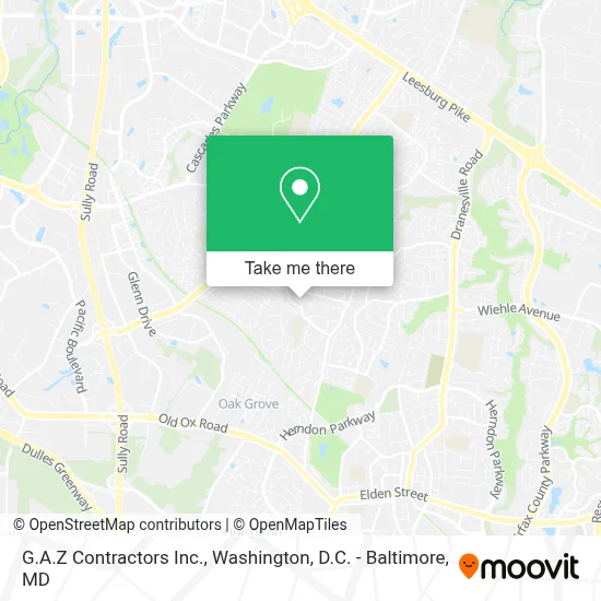 G.A.Z Contractors Inc. map