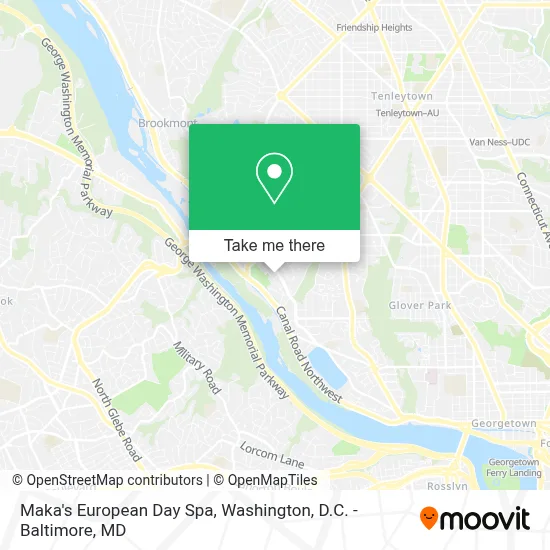 Maka's European Day Spa map