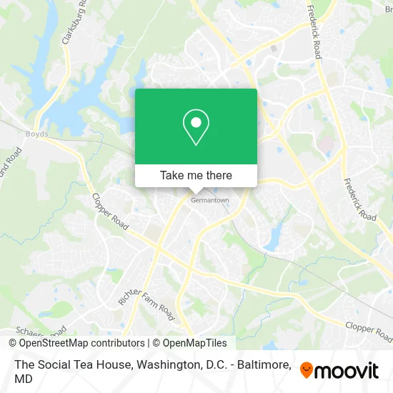 The Social Tea House map
