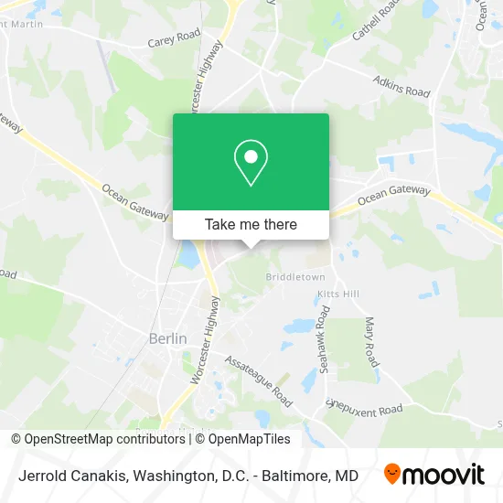 Jerrold Canakis map