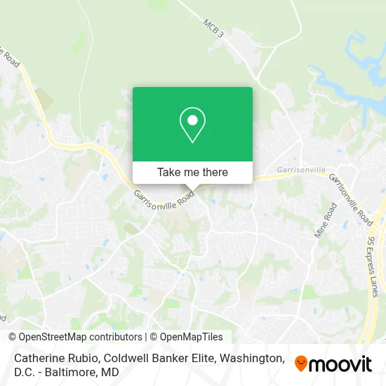 Catherine Rubio, Coldwell Banker Elite map