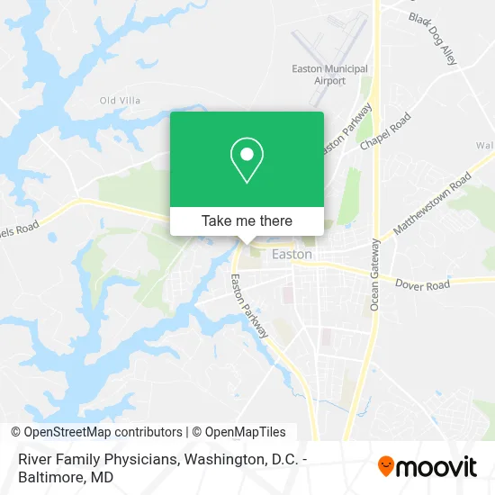 River Family Physicians map