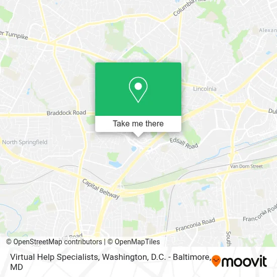 Virtual Help Specialists map
