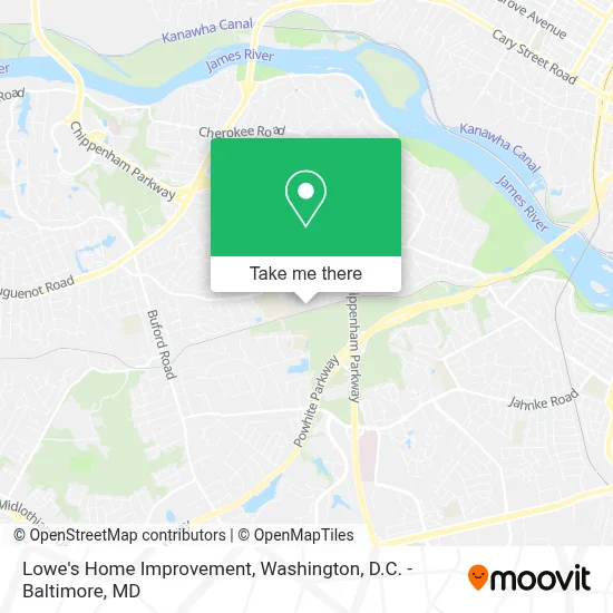 Lowe's Home Improvement map