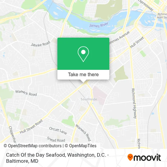 Catch Of the Day Seafood map