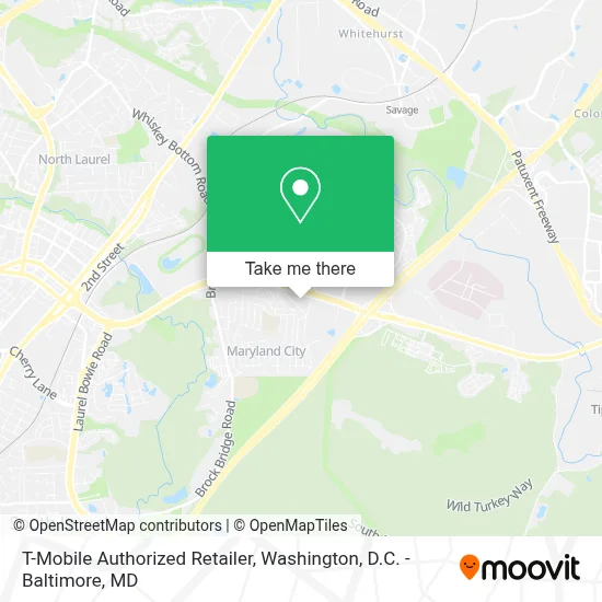 T-Mobile Authorized Retailer map