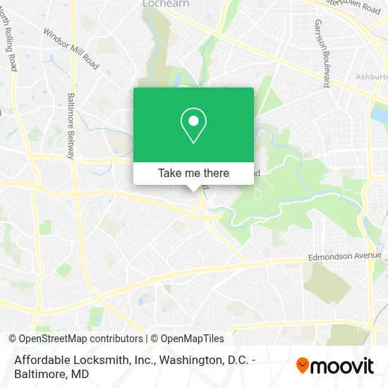 Affordable Locksmith, Inc. map