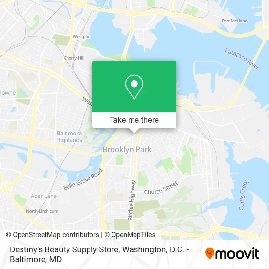 Destiny's Beauty Supply Store map