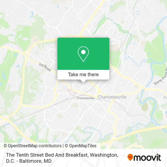 The Tenth Street Bed And Breakfast map