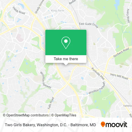 Two Girls Bakery map