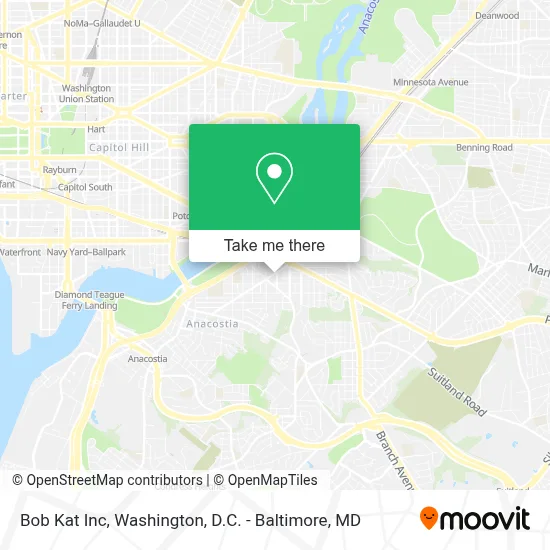 Bob Kat Inc map
