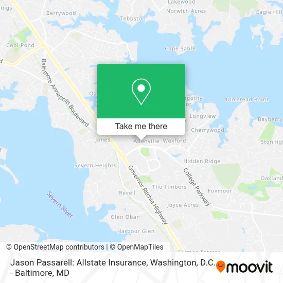 Jason Passarell: Allstate Insurance map