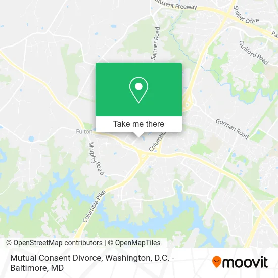 Mutual Consent Divorce map