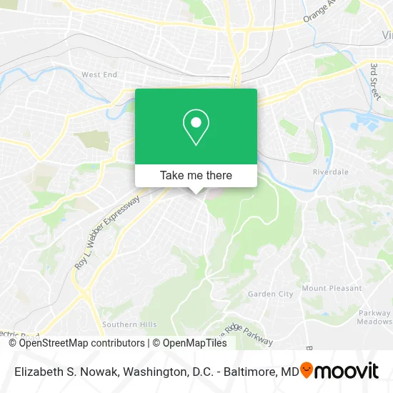 Elizabeth S. Nowak map