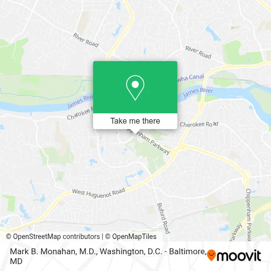 Mark B. Monahan, M.D. map
