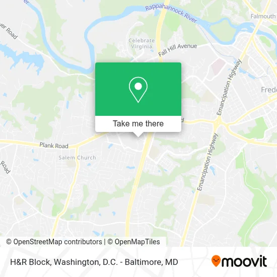 H&R Block map