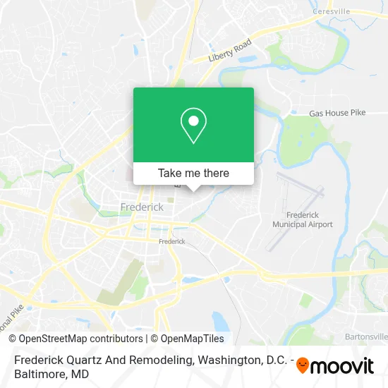 Frederick Quartz And Remodeling map
