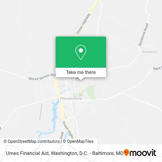 Umes Financial Aid map