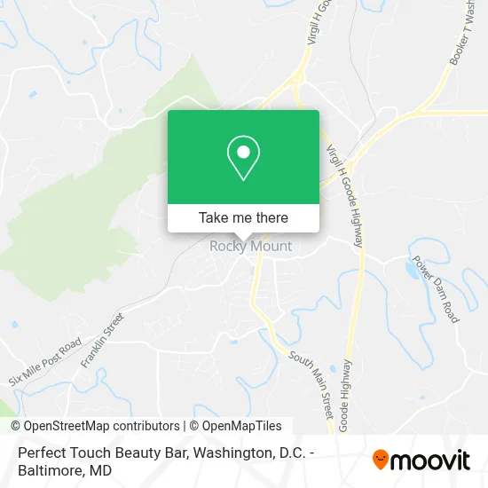 Perfect Touch Beauty Bar map