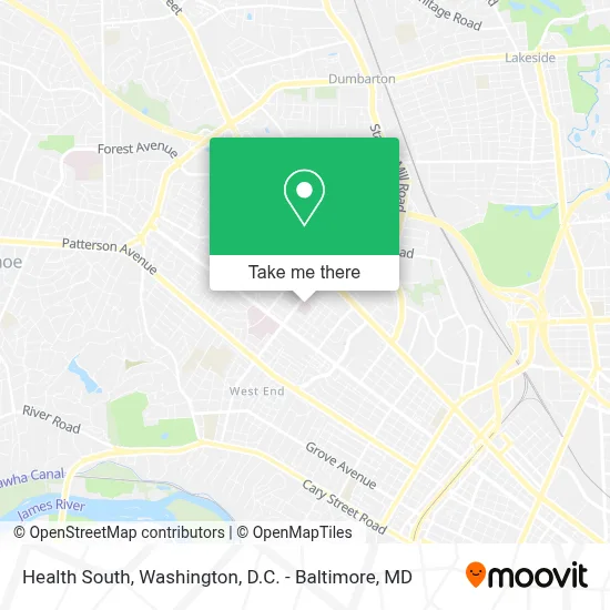 Health South map