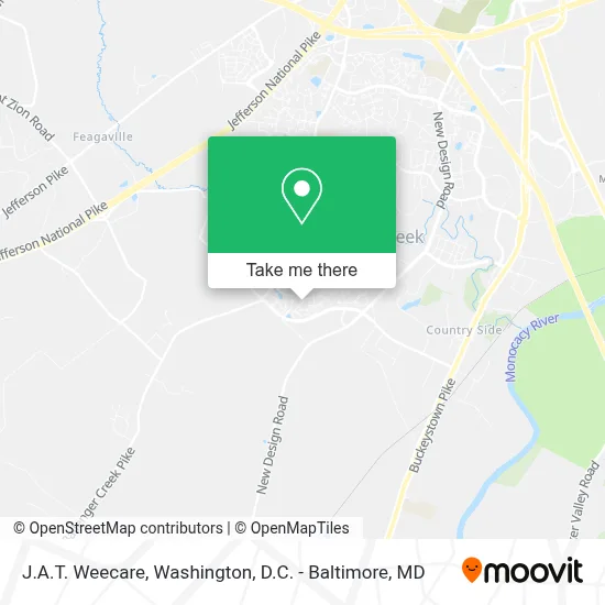 J.A.T. Weecare map