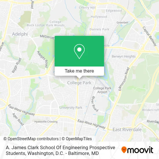 A. James Clark School Of Engineering Prospective Students map