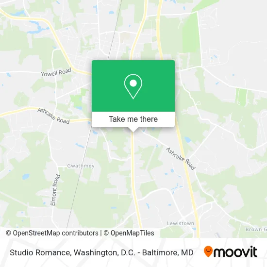 Studio Romance map