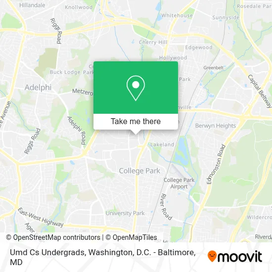 Umd Cs Undergrads map