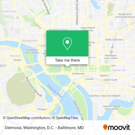 Delmosa map