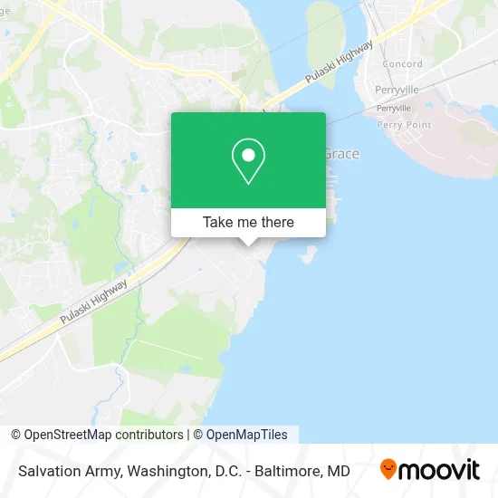 Salvation Army map