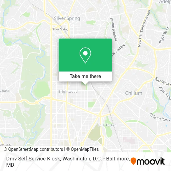 Dmv Self Service Kiosk map