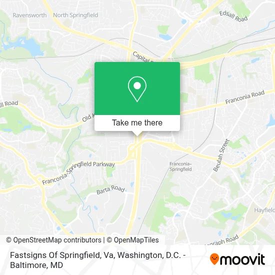 Fastsigns Of Springfield, Va map