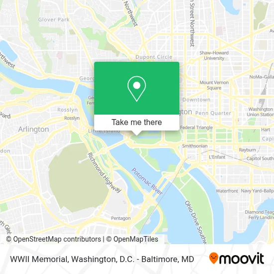 Wwii Memorial map