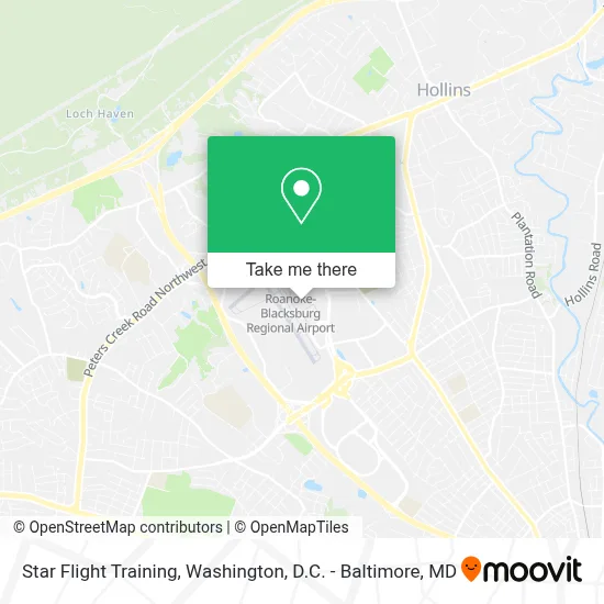 Star Flight Training map