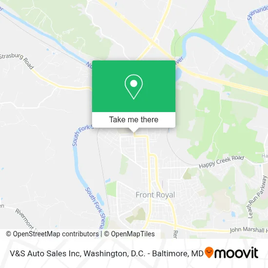 V&S Auto Sales Inc map